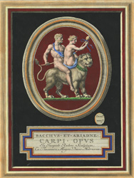 Bacchus & Ariadne Carved-Gem