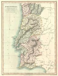 Portugal antique map