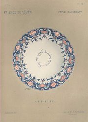 Rayonnant-decorated Plate