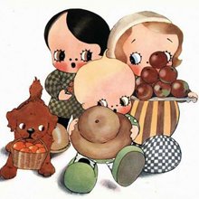Children, Dog, Picnic food