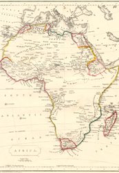 Africa antique map
